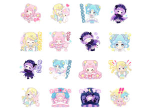 LINEスタンプ　まほうのルミティア